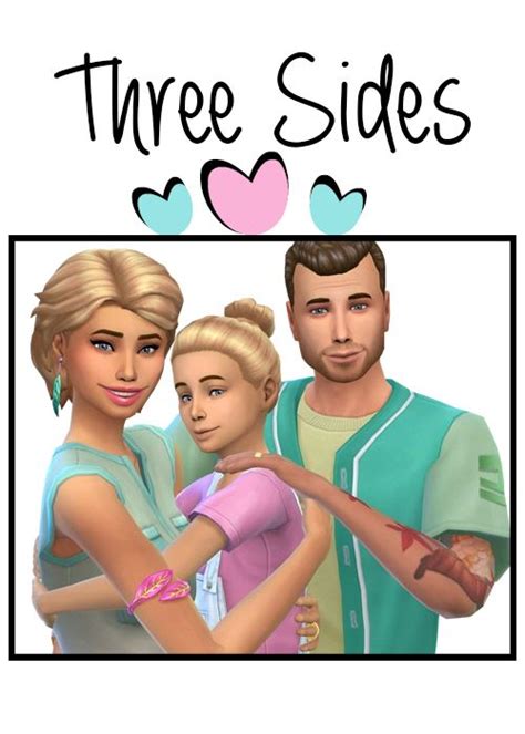 ♥ Three Sides ♥ | Sims 4 children, Sims 4 family, Sims 4 characters