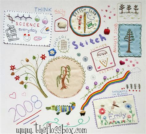 Embroidery Doodle Cloth The Floss Box