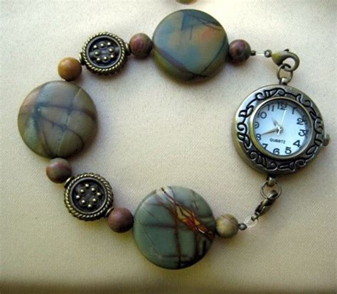 Beautiful Stone Interchangeable Bracelet Watch Band With Watch