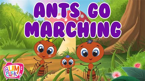 Ants Go Marching One By One Song Ants Go Marching Song Nursery