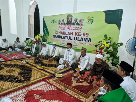 Peringati Harlah Nu Ke Nu Lenteng Tingkatkan Kapasitas Pengurus