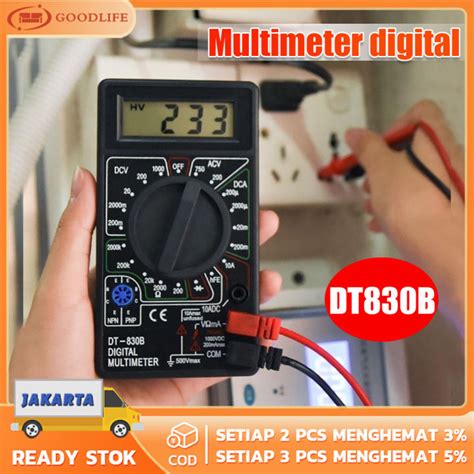 Dikirim Dari Jakarta Dt B Multimeter Digital Dt B Avometer