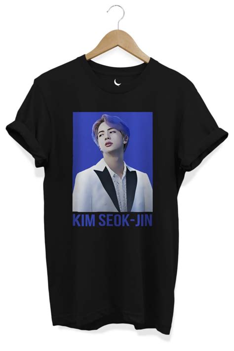 BTS Kim Seok Jin Portrait Printed Tshirt Meltmoon