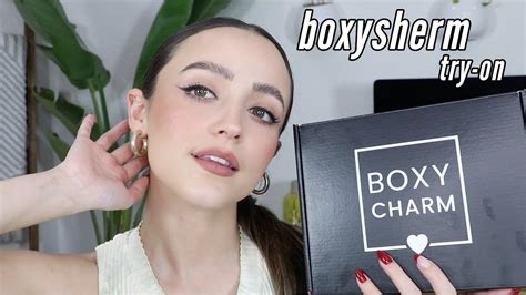 DECEMBER BOXYCHARM UNBOXING 2021 Try On First Impressions YouTube