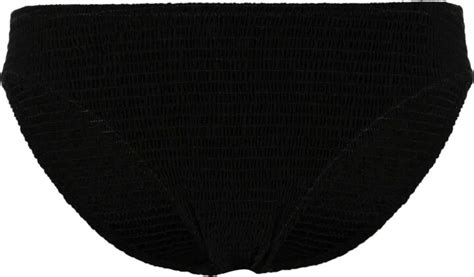 Totême Mid Rise Smocked Bikini Bottoms ShopStyle Two Piece Swimsuits