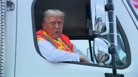 Trump With A Vest And Props Turns His Attention To Trashing Biden