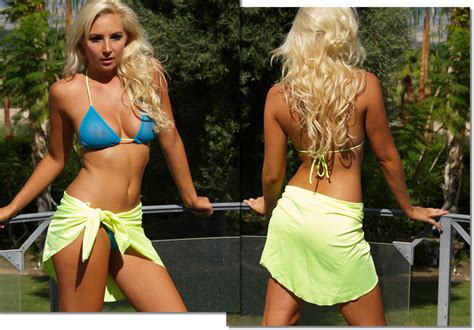 Neon Turquoise Mesh Madness Sheer Bikini By Brigitewear