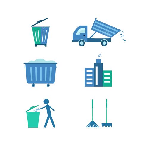 Recycling Icon Collection I Vector Illustration Waste Icon Recycling