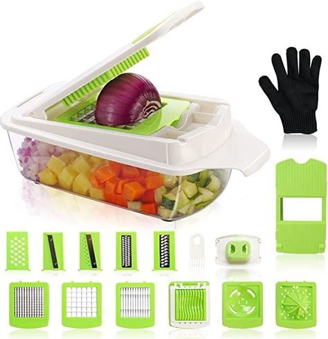 Multifunction Kitchen Gadget 8 Diverse Blades Three Different Sized