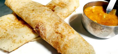 Paper Masala Dosa Is A South Indian Meal Served With Sambhar And