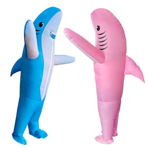 I Tested The Hilariously Fun Shark Blow Up Costume Here S Why You Need One Too