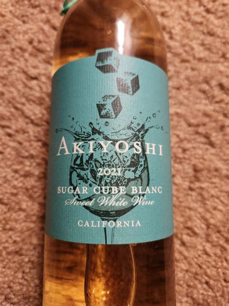 David Akiyoshi Sugar Cube Blanc Usa California Cellartracker