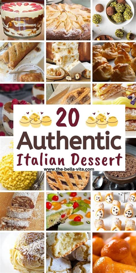 Authentic Italian Dessert Recipes: 20 Of The Best Italian Desserts
