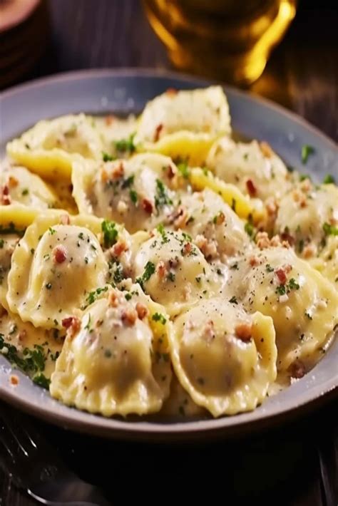 Ravioli Carbonara Olive Garden Recipe Easy Kitchen Guide