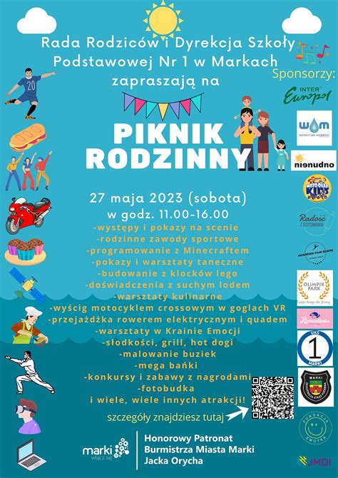 Piknik Rodzinny W Szkole Podstawowej Nr 1 Zaproszenia Miasto Marki