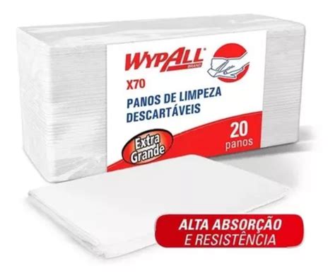 Pano Descart Vel Wiper Wypall X Extra Grande C Un Mercadolivre