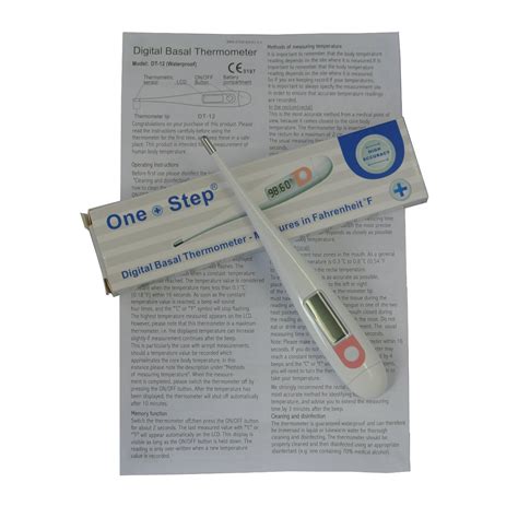 1 X Basal Temperature Thermometer Digital Fahrenheit Ovulation Pack