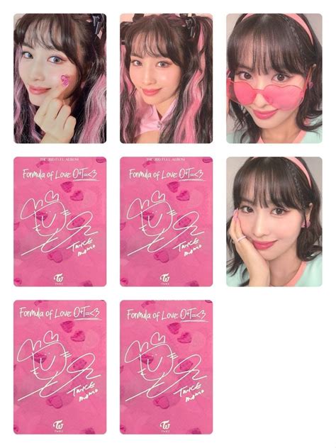 Twice Momo Pc Printable Photo Card Photocard Lomo Card