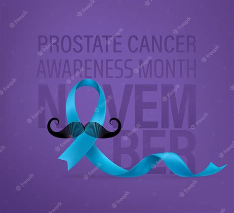 Premium Vector Prostate Cancer Awareness Concept