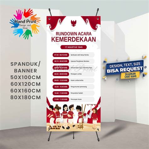Jual Cetak Spanduk Banner Selamat Hari Kemerdekaan Perayaan Perlombaan