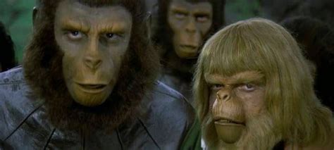 Caesar (Roddy McDowall) and Virgil (Paul Williams) - Battle for the Planet of the Apes (1973 ...