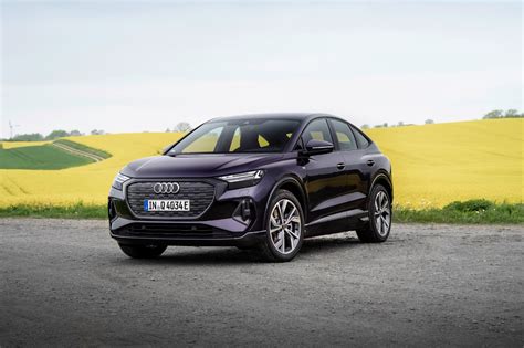 Photo Audi Q Sportback E Tron Violet Voiture De L Ann E