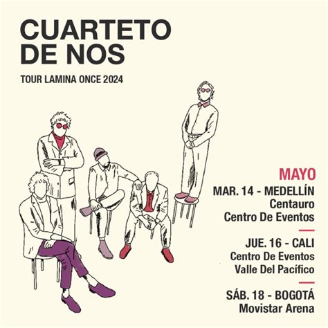 El Cuarteto De Nos Anuncia Gira En Colombia Para El Miami Stereo