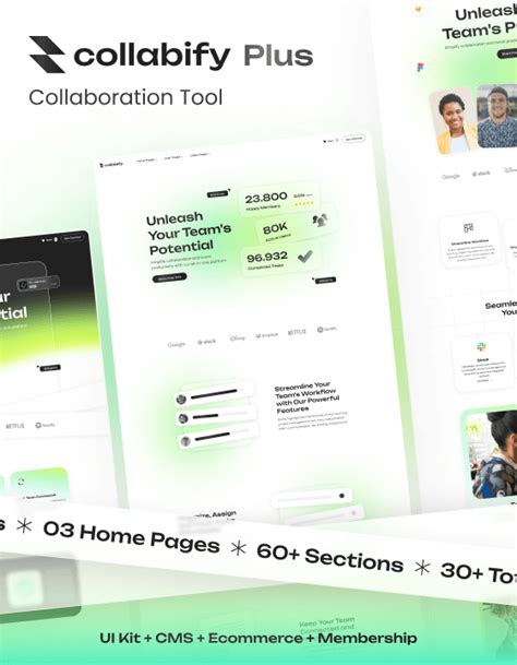 Collabify Plus Saas Html Responsive Website Template