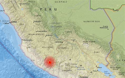 Se Registra Un Terremoto De Magnitud En Per