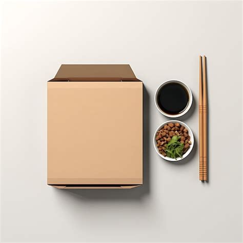 Premium Photo | Design of Cardboard Carton Packaging Takeout Food ...