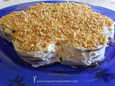 Tarta De Galletas Mar A F Cil Y Sin Horno Los Postres De Mami