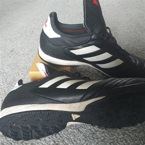 Black adidas football boots size 7 Hardly... - Depop