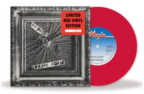 Sex Pistols Pretty Vacant Red Vinyl Superdeluxeedition