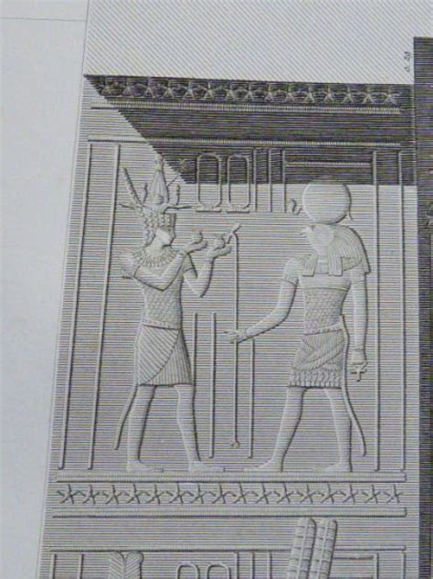 Description De L Egypte Denderah Tentyris Plan Coupe Et D Tail De