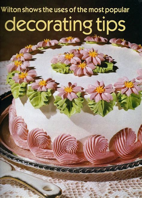 Vintage Wilton Cake Decorating Tips Book Wedding Cake