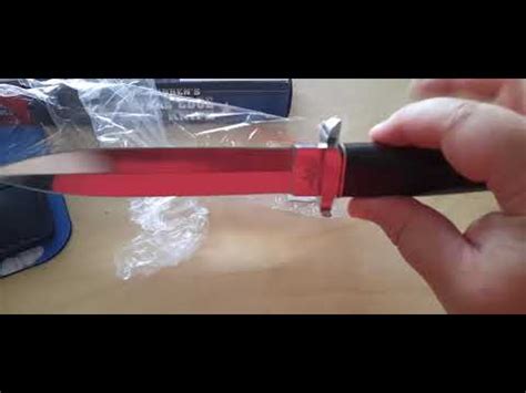 Gil Hibben Double Edge Boot Knife Dagger Youtube