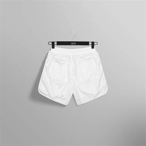 Classic Mesh Shorts White Jeeter Apparel