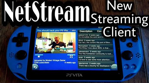 NetStream New Ps Vita Homebrew Streaming Client YouTube