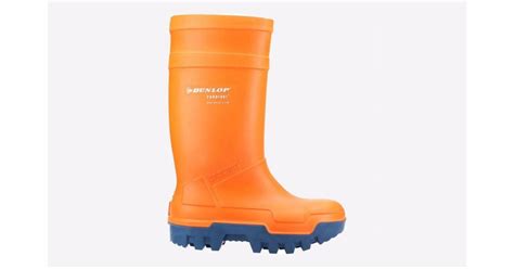 Dunlop Purofort Thermo Full Safety Wellingtons In Orange For Men Lyst Uk