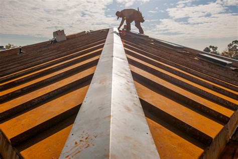 Rusty Standing Seam Metal Roof Santa Monica Roofing Installation