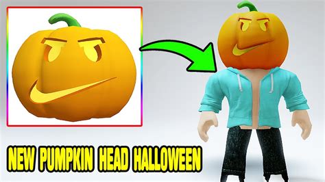 New Halloween Item Pumpkin Head In Roblox Youtube