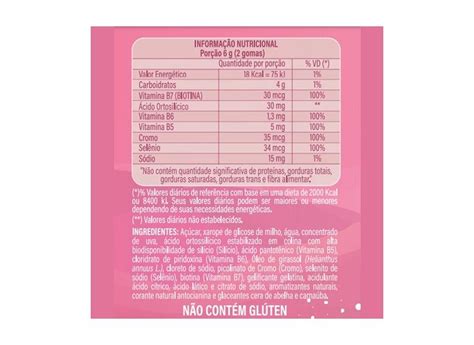 Gummy Hair Rennaker Uva M Xima Concentra O De Biotina Vitamina Para