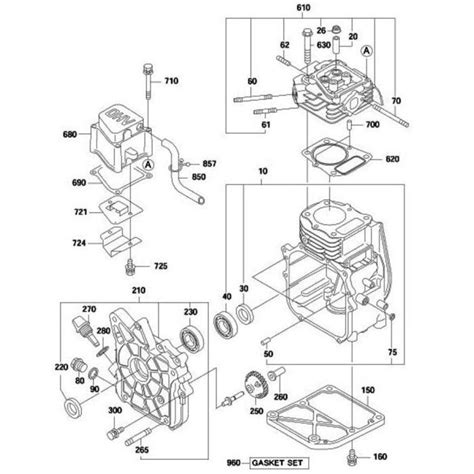 Crankcase Group Assembly For Robin Subaru EH09 Engines L S Engineers