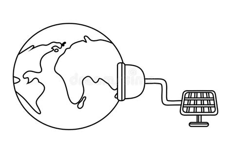 Ejemplo Aislado Del Vector Del Dise o Del Planeta Ilustración del