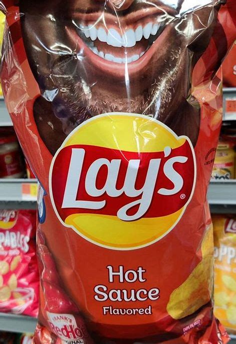 Lays Hot Sauce Flavored Potato Chips