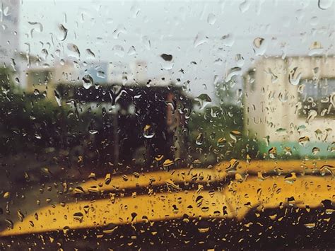 Premium Photo Raindrops On Glass Window