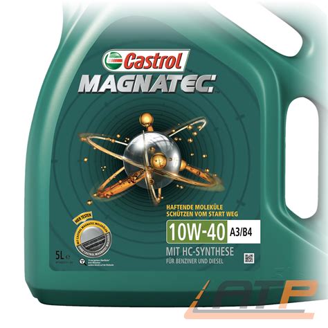 2x 5 L 10 LITER CASTROL MAGNATEC 10W 40 A3 B4 MOTOR ÖL MOTOREN ÖL API