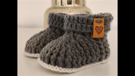 Chaussons bébé Théo Léa 3 mois Tuto Crochet