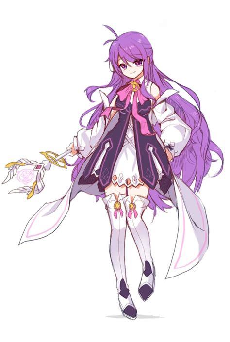 Elsword Aisha Danmachi Anime Character Design Character Art