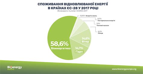 Біоенергетика — основне джерело відновлюваної енергії в ЄС
